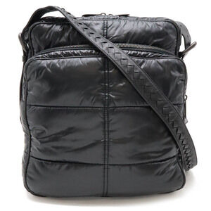 BOTTEGA Veneta Spinnaker Shoulder Bag black leather